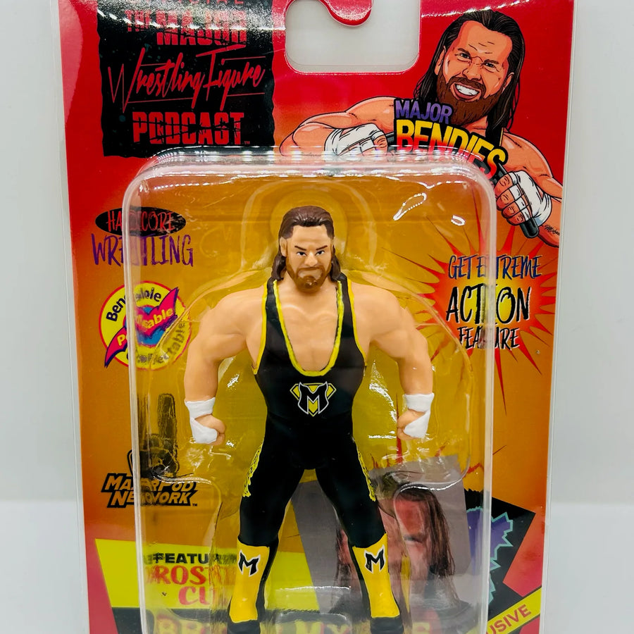 Major Wrestling Figure Podcast Major Bendies Brian Myers [Merch Stand Exclusive] Action & Toy Figures PWcatalog