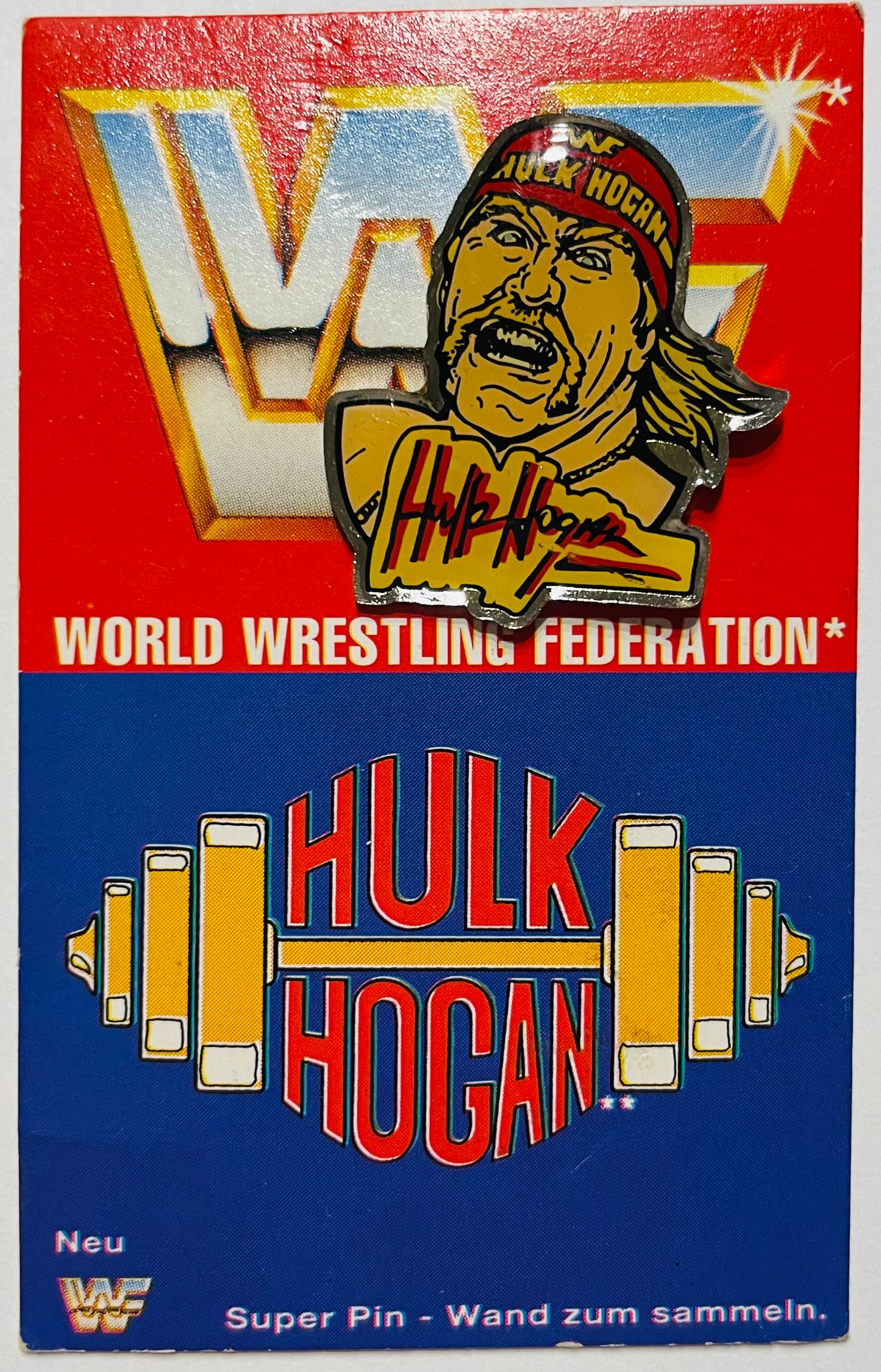 Hulk Hogan Pin series 2 from Germany 1993