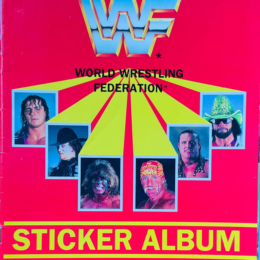 WWF Stickers Album 1991 From Germany Stickers Album PW Catalog