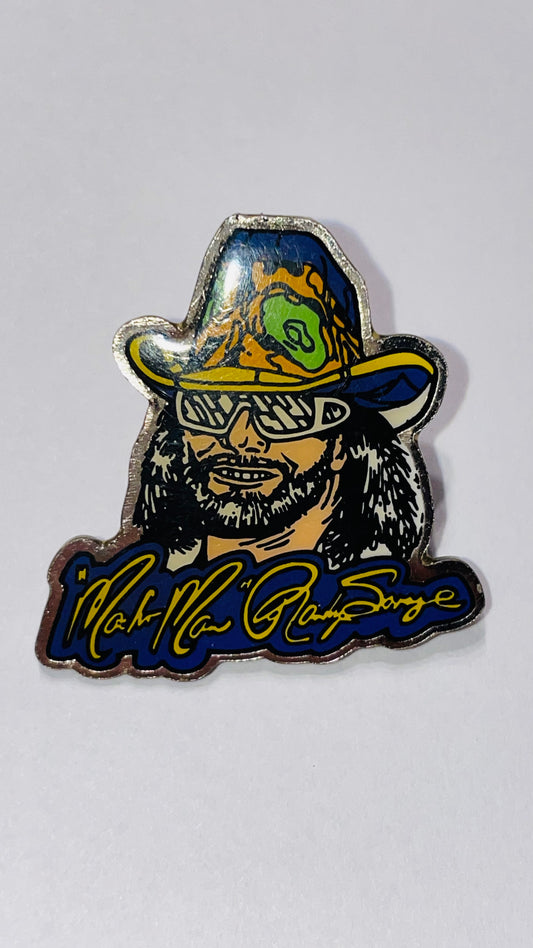 Macho Man Randy Savage Pin Series 1 from Germany 1993 - image 2
