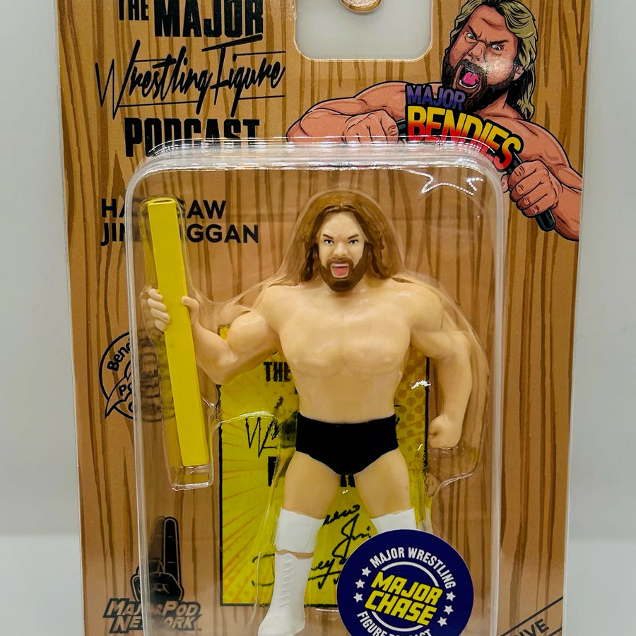Major Wrestling Figure Podcast Major Bendies Hacksaw Jim Duggan (Major Chase) Action & Toy Figures PWcatalog