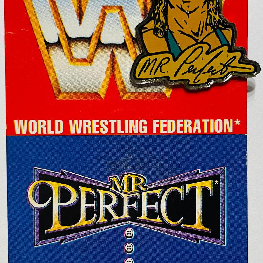 Mr. Perfect Curt Hennig Pin series 2 from Germany 1993 Brooches & Lapel Pins PWcatalog