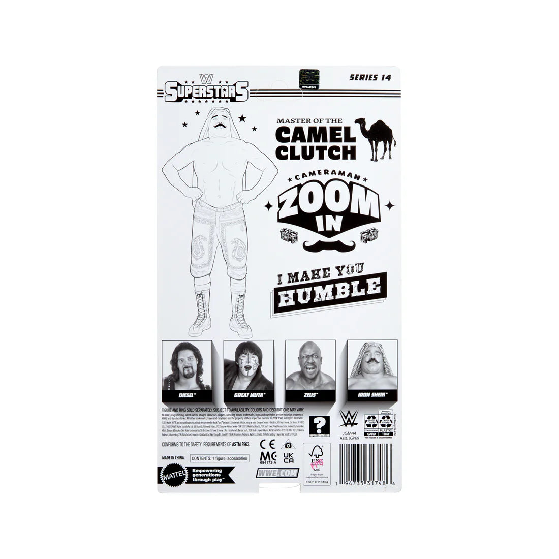 WWE Superstars Series 14 Iron Sheik PW Catalog