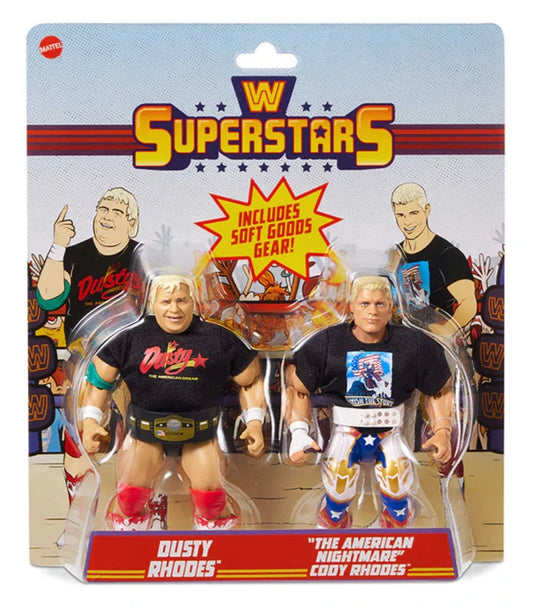 WWE Superstars Dusty Rhodes & "The American Nightmare" Cody Rhodes 2-Pack
