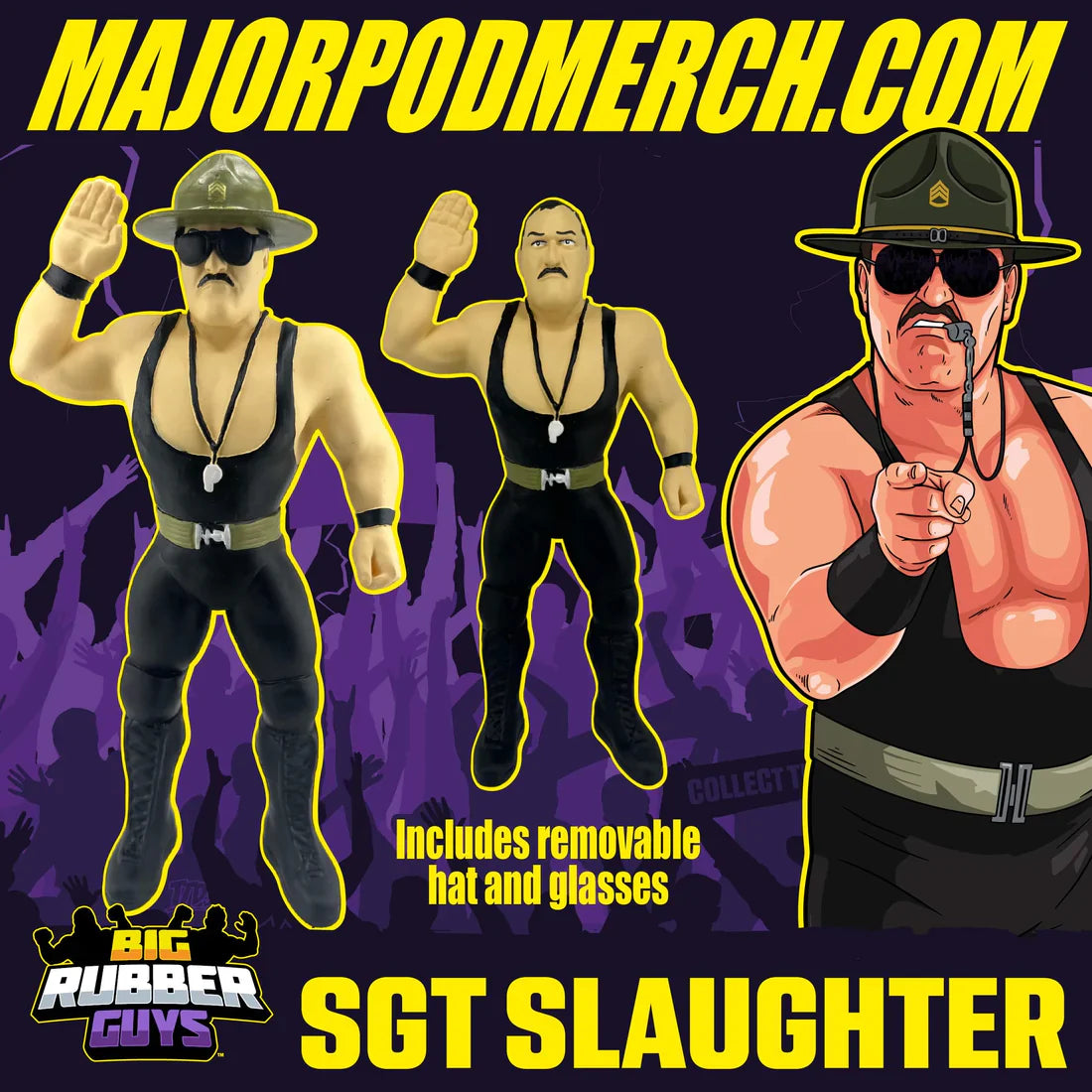 Big Rubber Guys Sgt. Slaughter Series 3 Action & Toy Figures PWcatalog