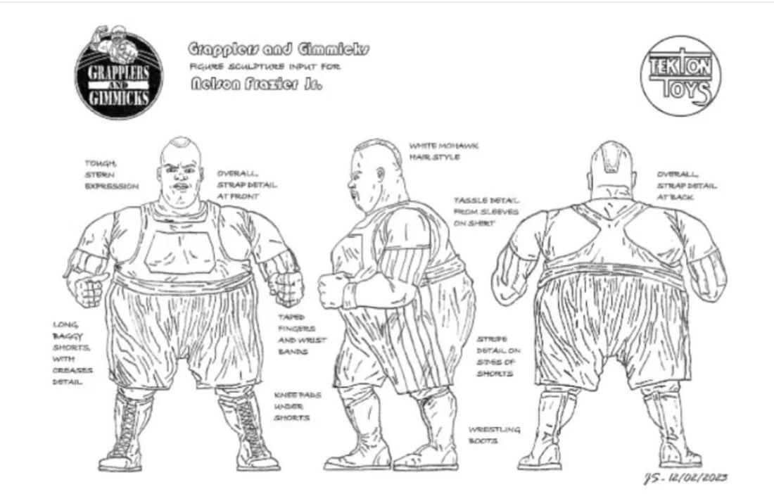 Grapplers & Gimmicks Series 2 Nelson Frazier Jr. [Mabel] PW Catalog