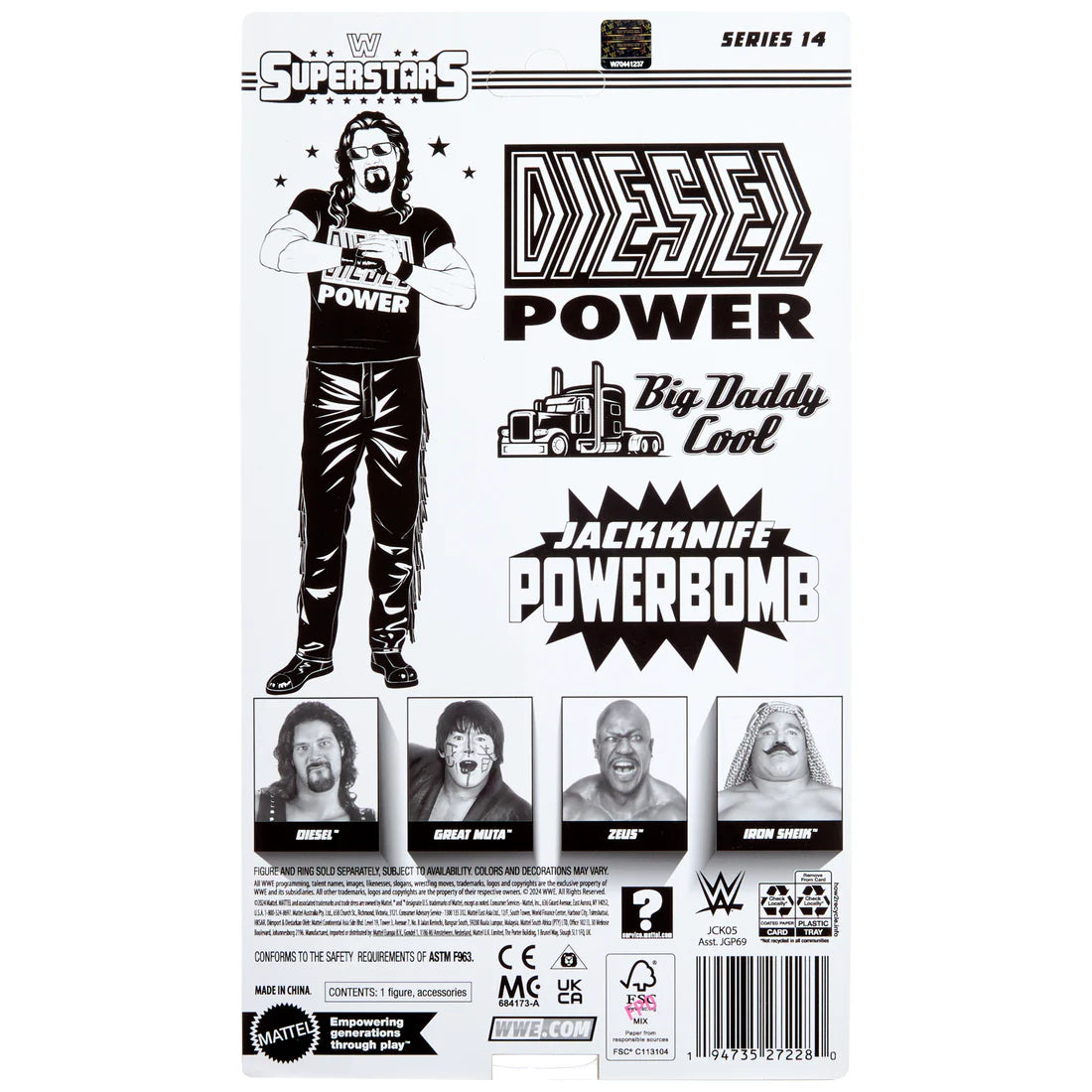 WWE Superstars Series 14 Diesel PW Catalog