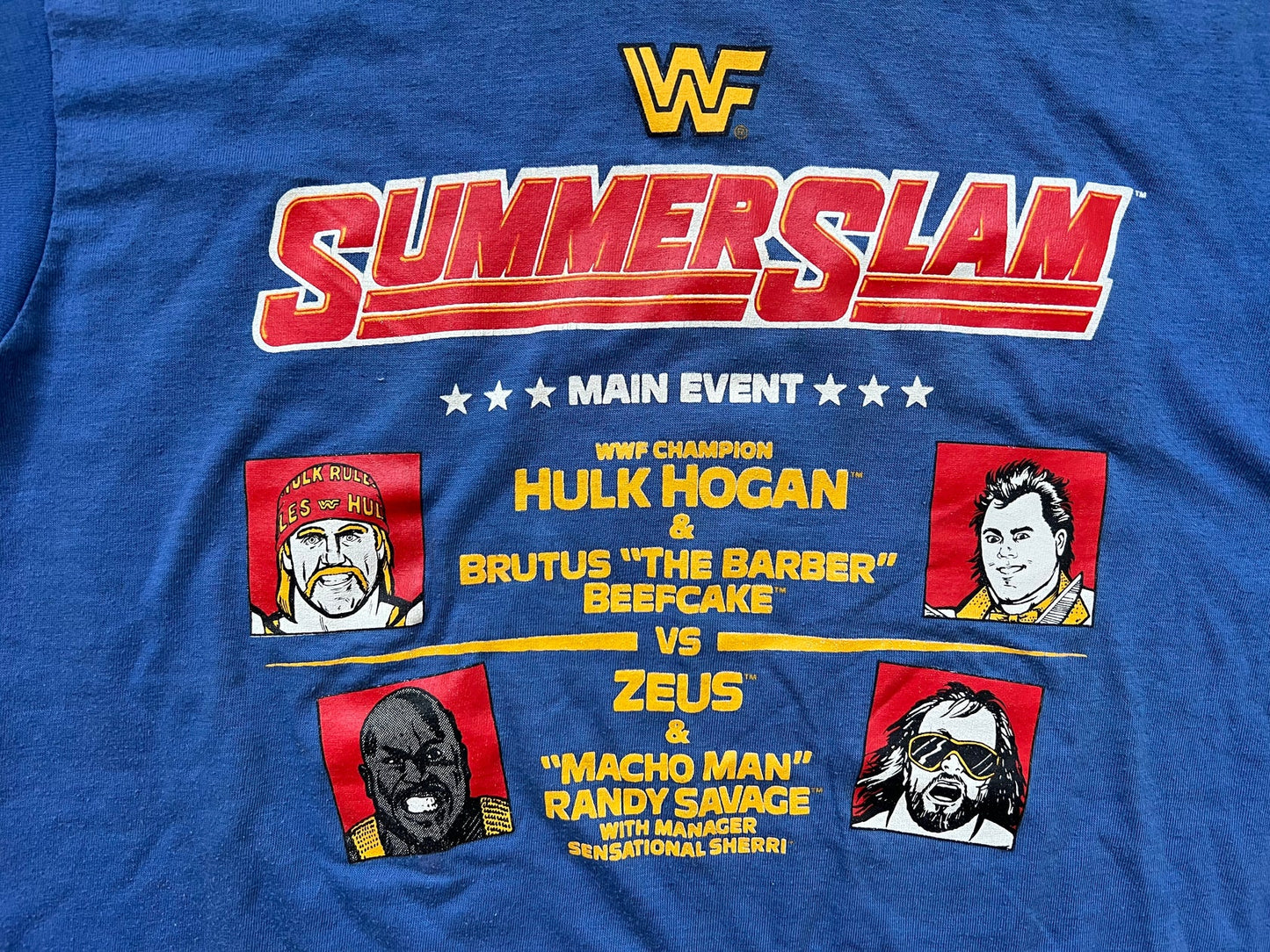 1989 WWF Summerslam T-shirt Pwcatalog