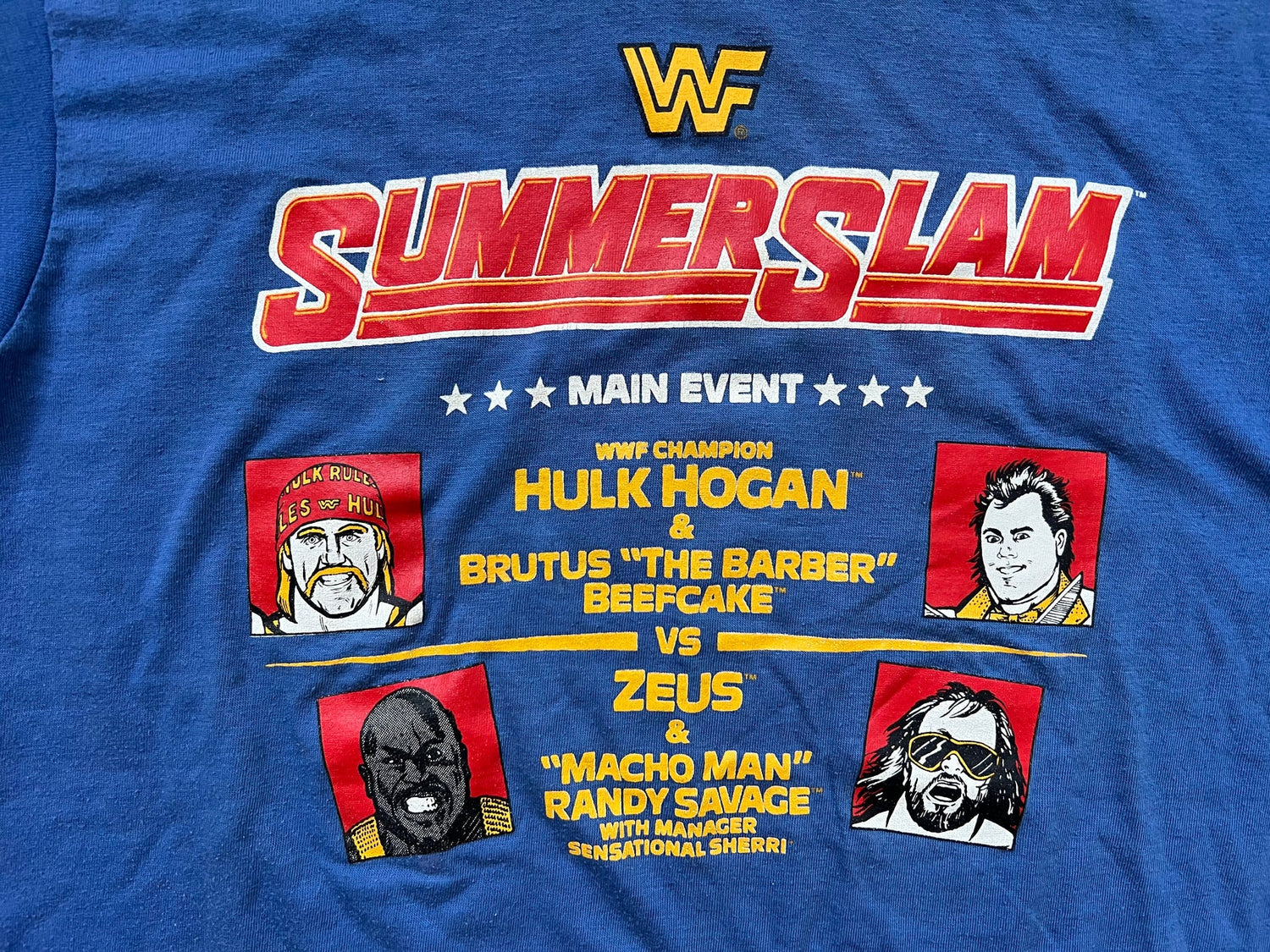 1989 WWF Summerslam T-shirt Pwcatalog