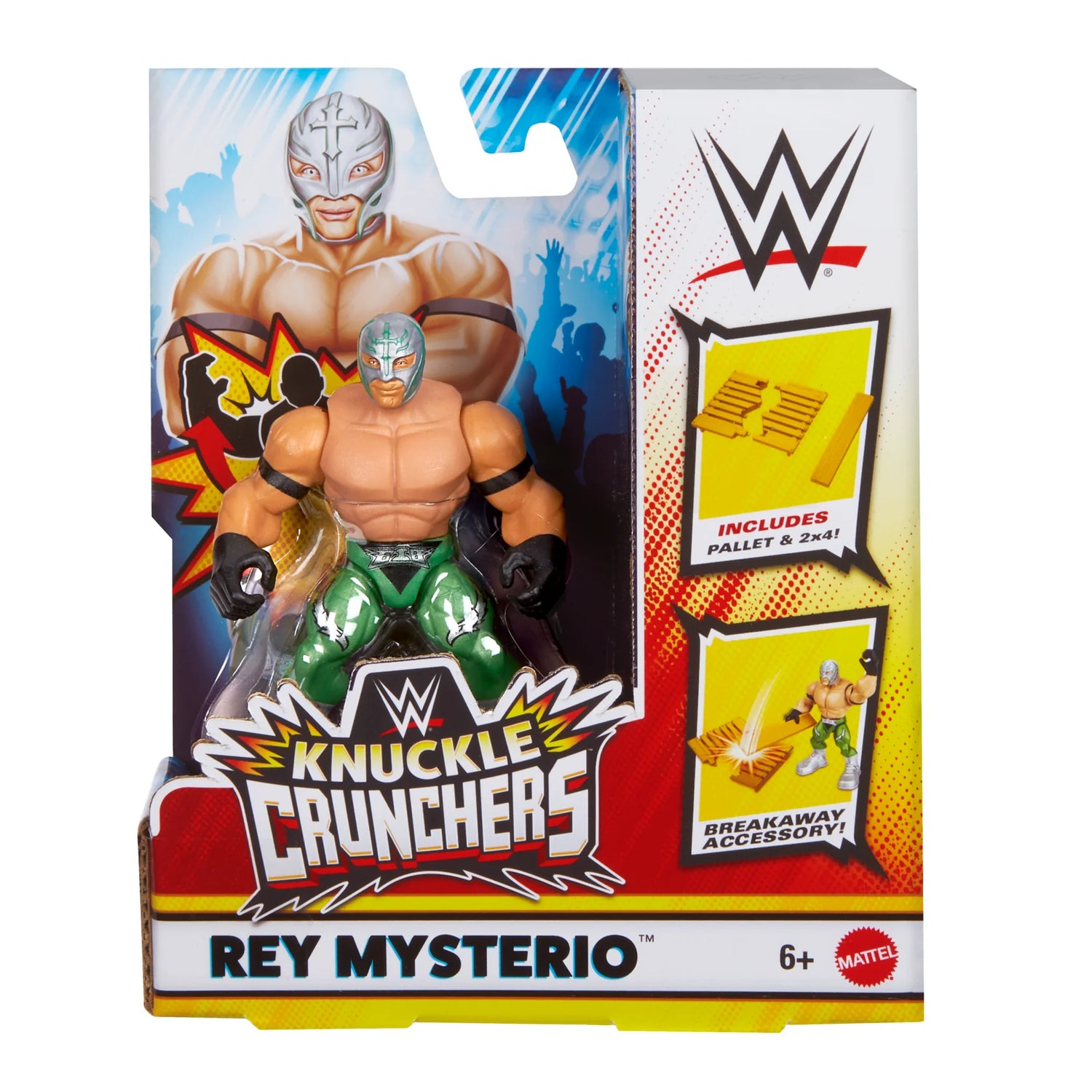 WWE Mattel Knuckle Crunchers Series 6 Rey Mysterio Action & Toy Figures PWcatalog