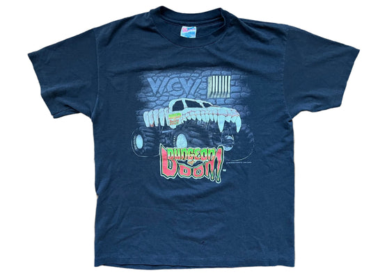 1995 WCW Dungeon of Doom Monster truck T-Shirt Pwcatalog