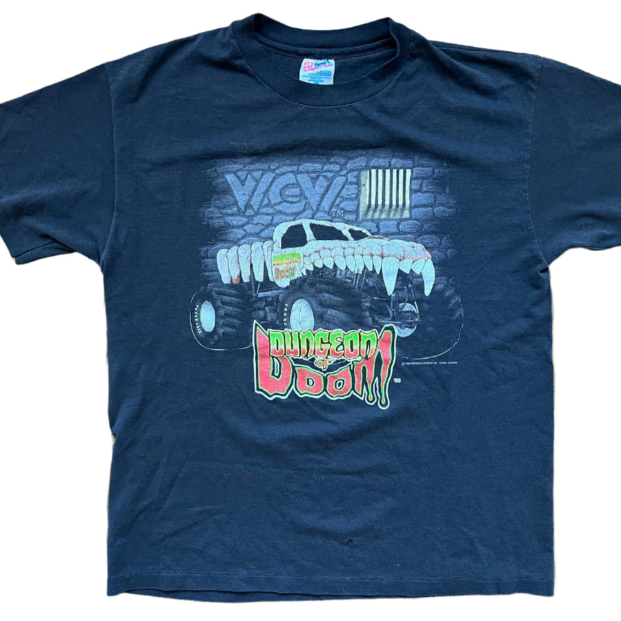 1995 WCW Dungeon of Doom Monster truck T-Shirt Pwcatalog