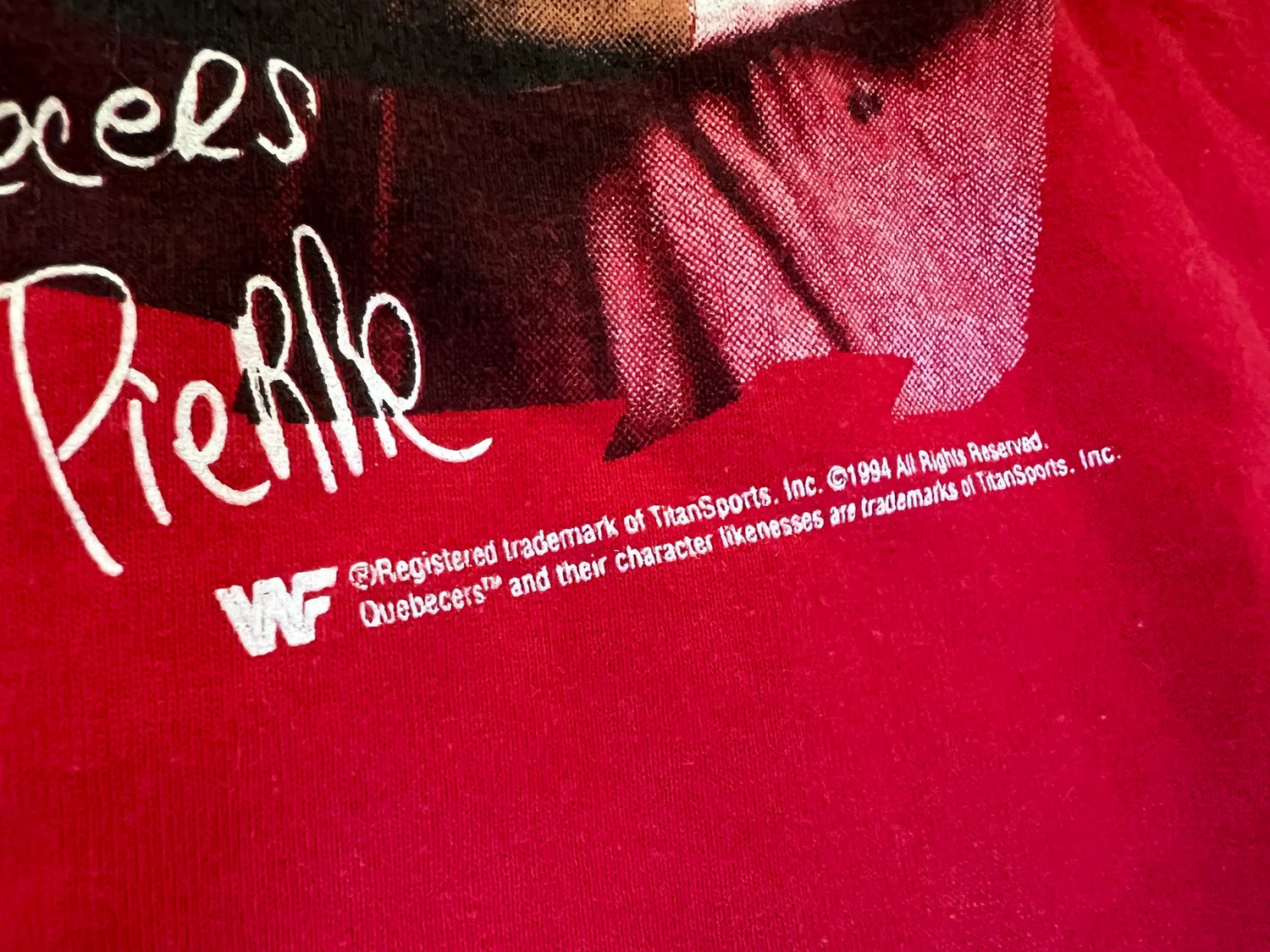 1994 WWF Quebecers T-shirt Pwcatalog