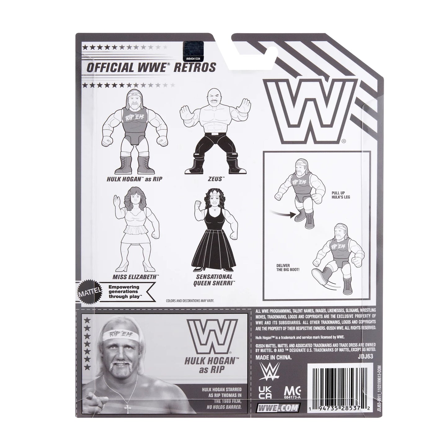 WWE Mattel Retro Series 17 Rip (Hulk Hogan) Mattel Creations Exclusive - image 3