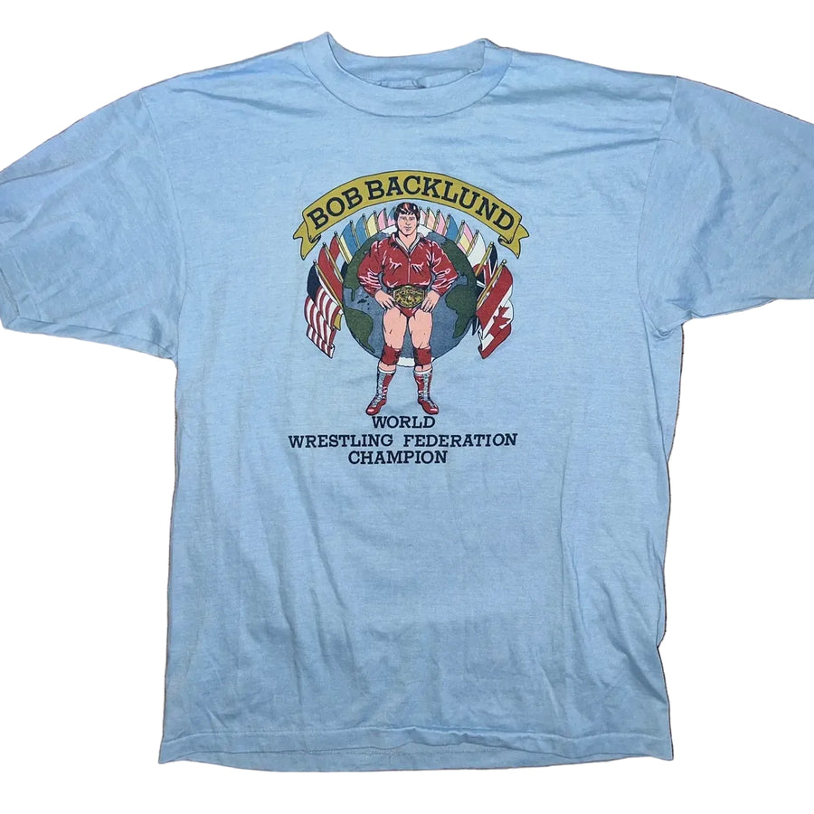 Bob Backlund WWF T-shirt 1993 Pwcatalog