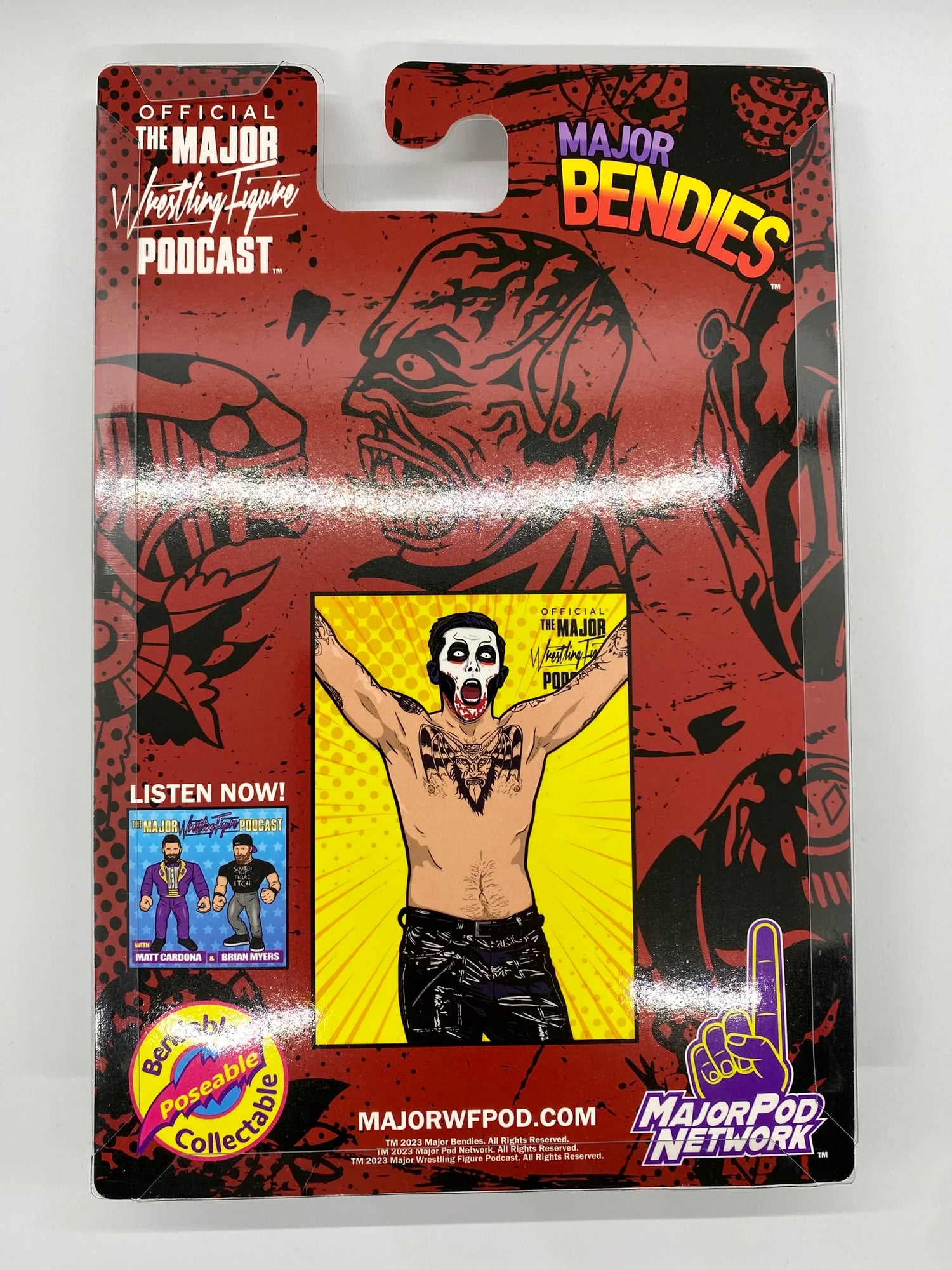Major Wrestling Figure Podcast Major Bendies New Year's Evil Danhausen Action & Toy Figures PWcatalog