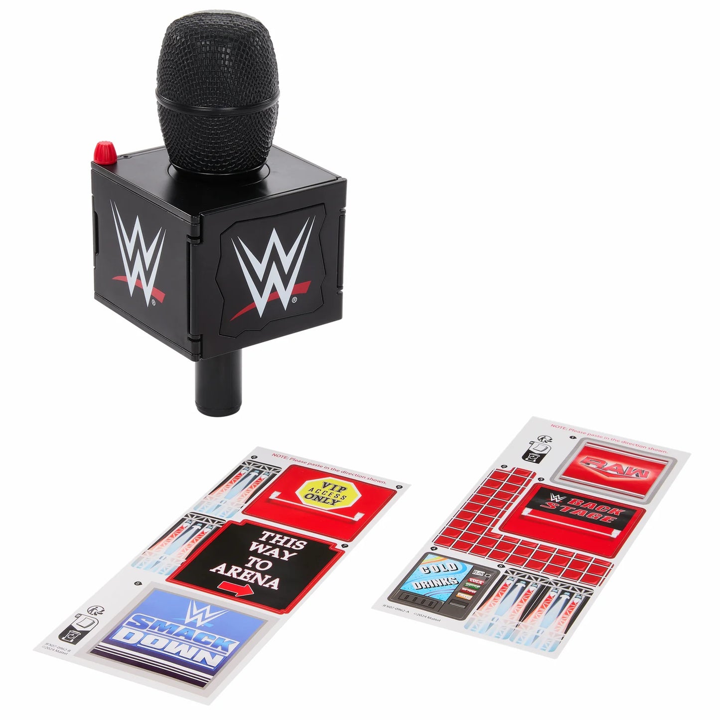 WWE Mattel Knuckle Crunchers Final Boss Microphone Playset With The Rock Action & Toy Figures PWcatalog