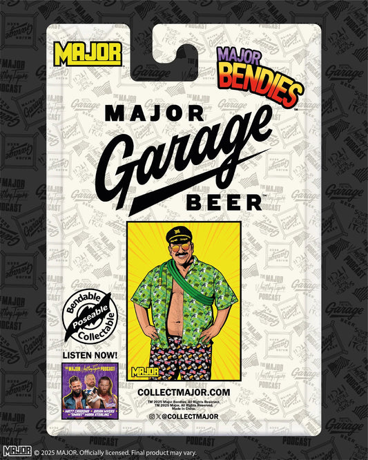 Major Wrestling Figure Podcast Major Bendies Captain Joe Shoes [Garage Beer Variant] Action & Toy Figures PWcatalog