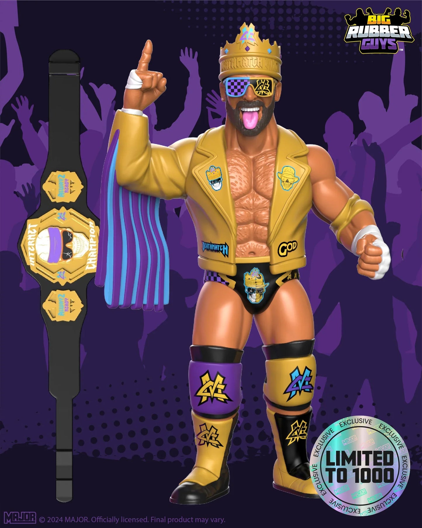 Big Rubber Guys Matt Cardona Limited Edition 1 of 1000 Action & Toy Figures PWcatalog