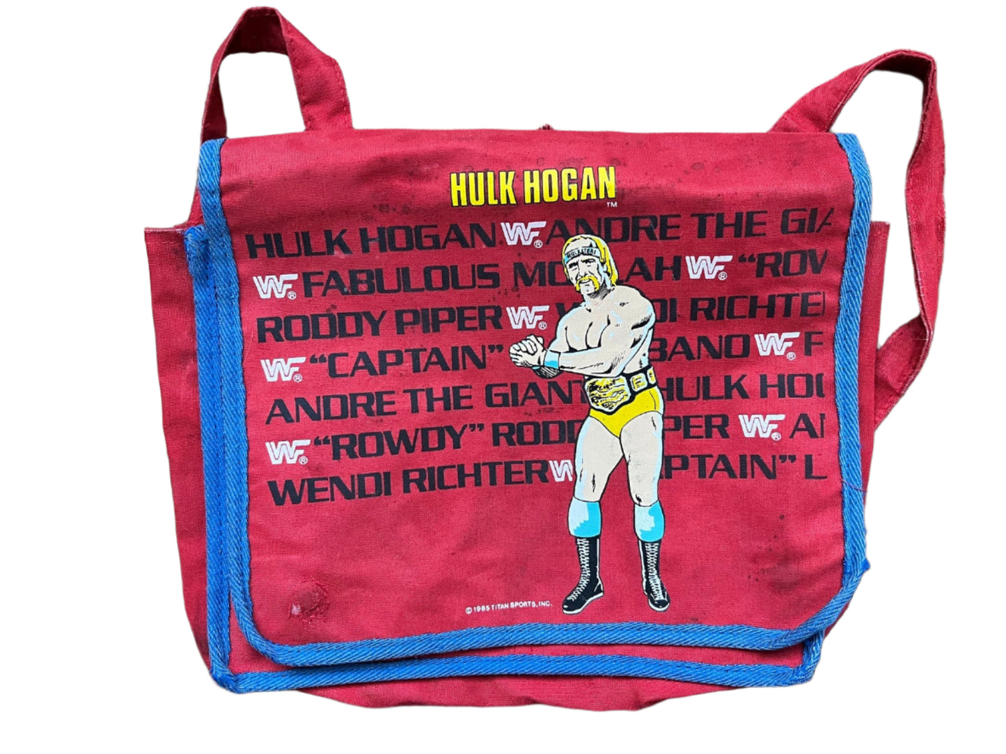 1985 WWF Messenger Bag Hulk Hogan PWcatalog