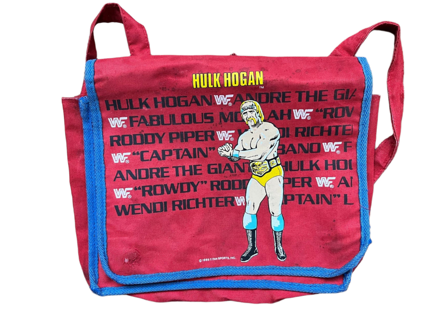 1985 WWF Messenger Bag Hulk Hogan PWcatalog