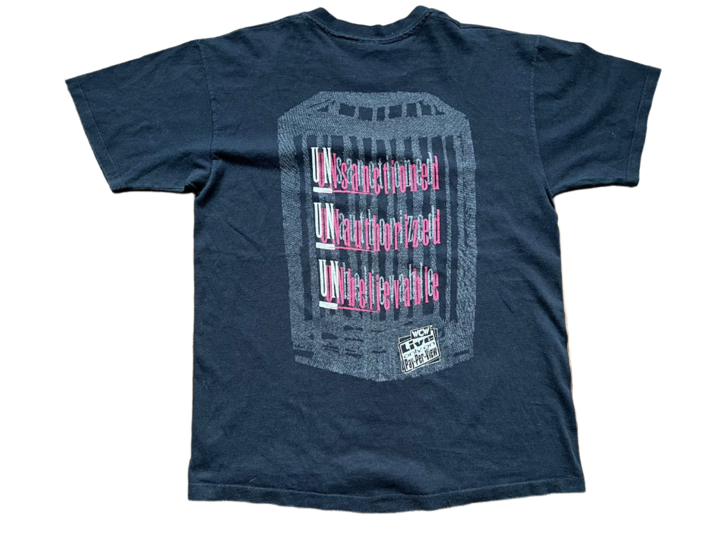 1996 WCW Uncensored T-Shirt Pwcatalog