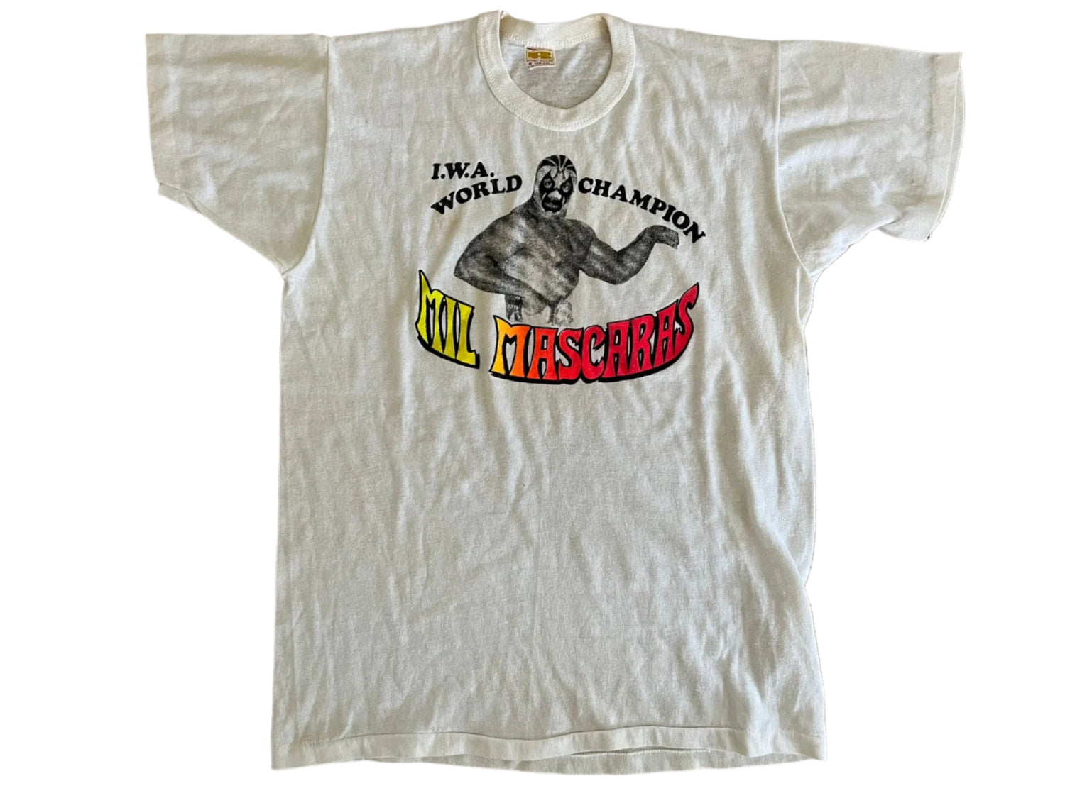 1975 IWA World Champion Mil Mascaras T-Shirt Pwcatalog