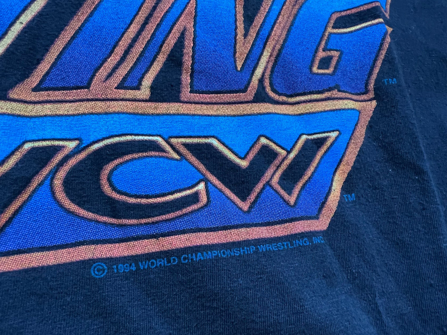 1994 WCW Sting “Scorpion Death Lock” T-Shirt Pwcatalog