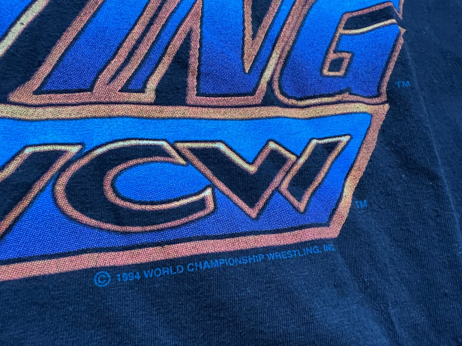 1994 WCW Sting “Scorpion Death Lock” T-Shirt Pwcatalog