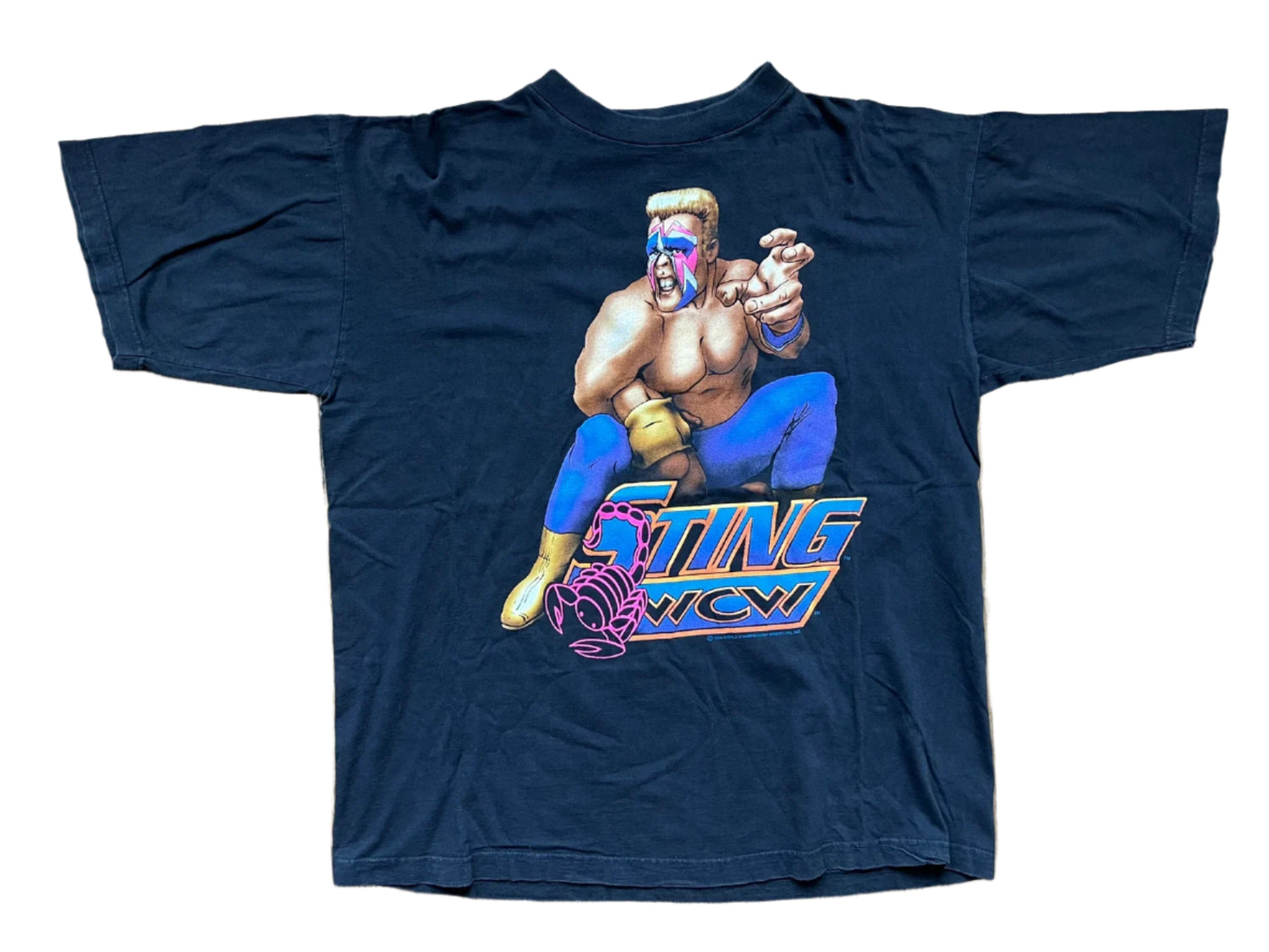 1994 WCW Sting “Scorpion Death Lock” T-Shirt Pwcatalog