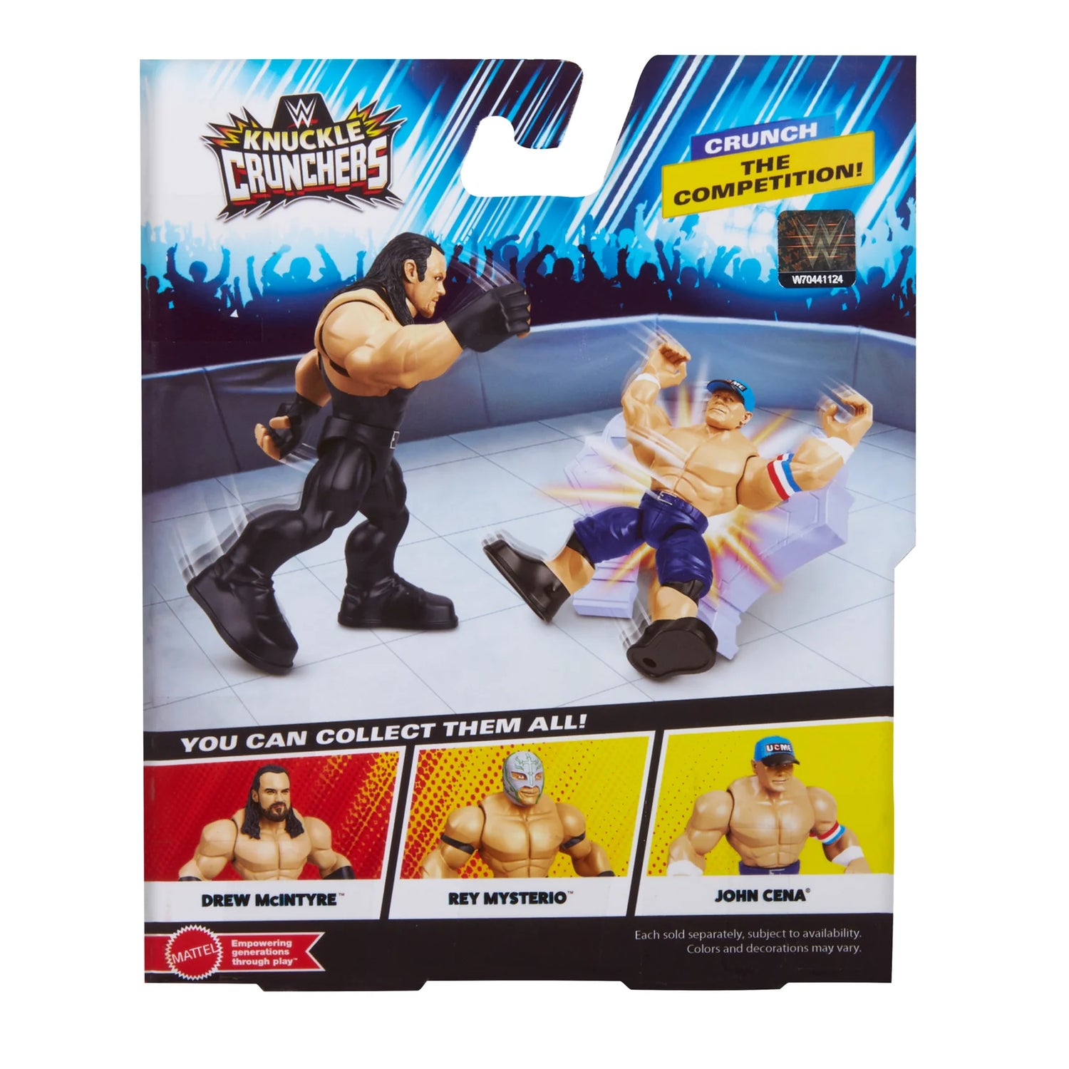 WWE Mattel Knuckle Crunchers Series 6 Undertaker Action & Toy Figures PWcatalog