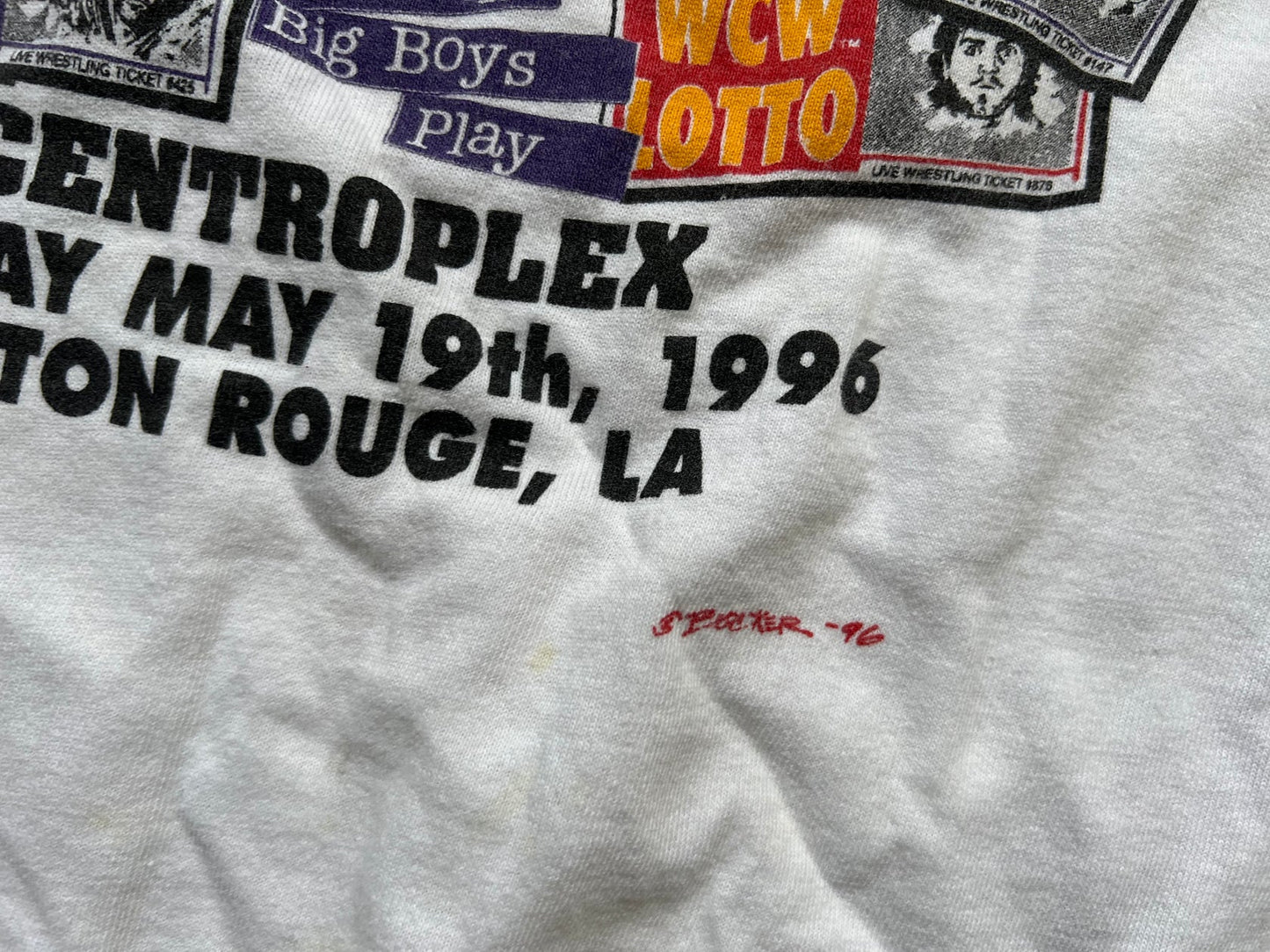 1996 WCW Slamboree T-Shirt Pwcatalog