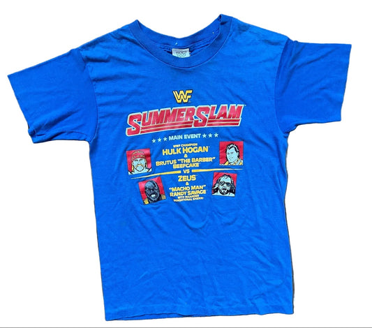 1989 WWF Summerslam T-shirt Pwcatalog