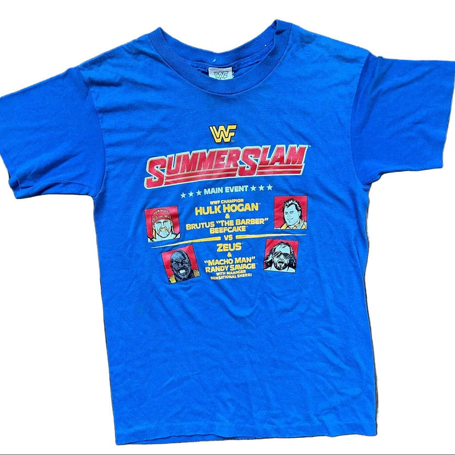 1989 WWF Summerslam T-shirt Pwcatalog