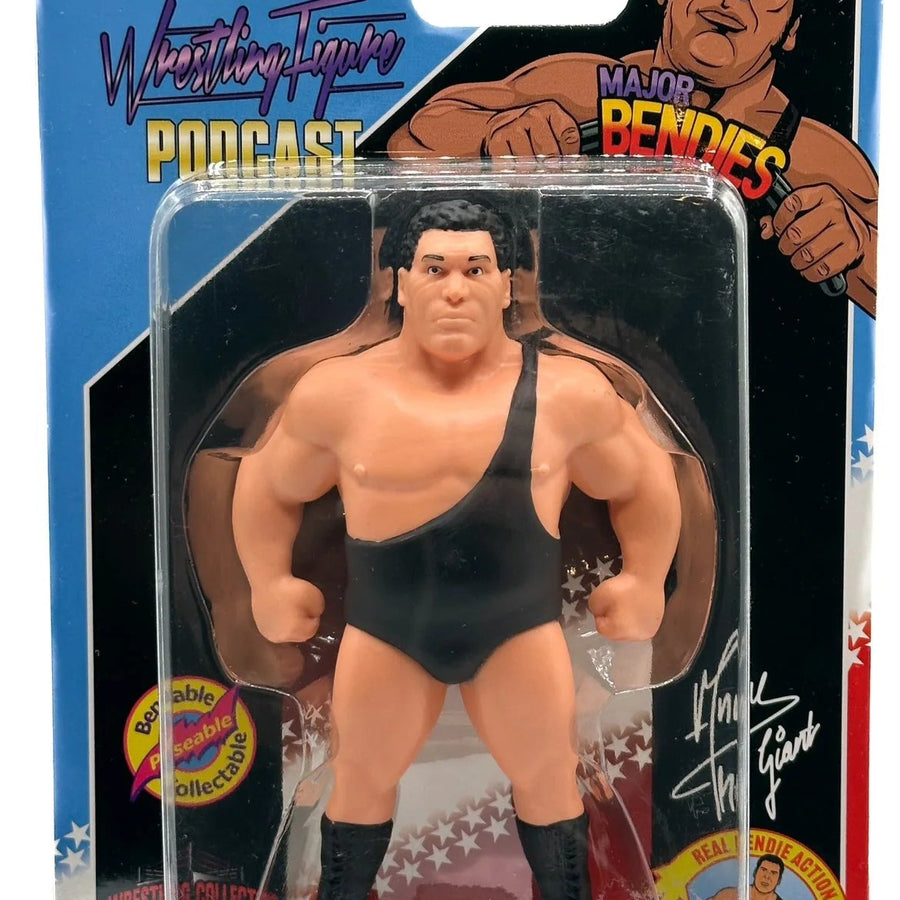 Major Wrestling Figure Podcast Major Bendies Andre the Giant [Exclusive] Action & Toy Figures PWcatalog