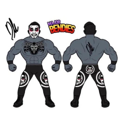 Major Wrestling Figure Podcast Major Bendies Danhausen [Exclusive] Action & Toy Figures PWcatalog