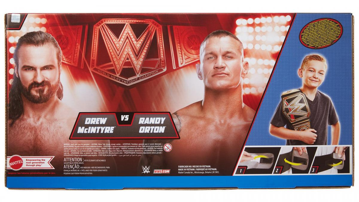 WWE Mattel Championship Combo Packs WWE Championship Belt [With Drew McIntyre & Randy Orton] Action & Toy Figures PWcatalog