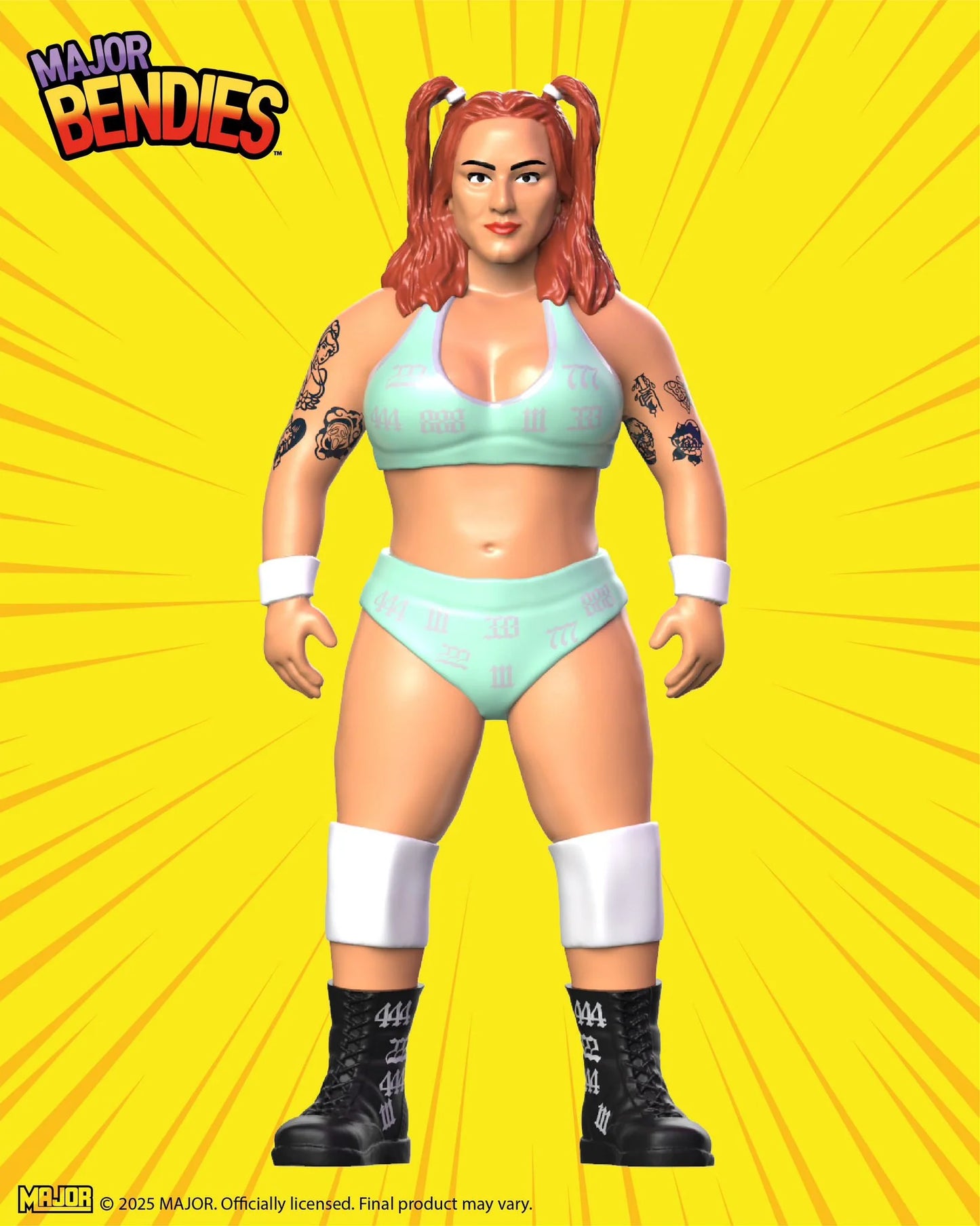 Major Wrestling Figure Podcast Major Bendies Limited Edition Allie Katch Action & Toy Figures PWcatalog