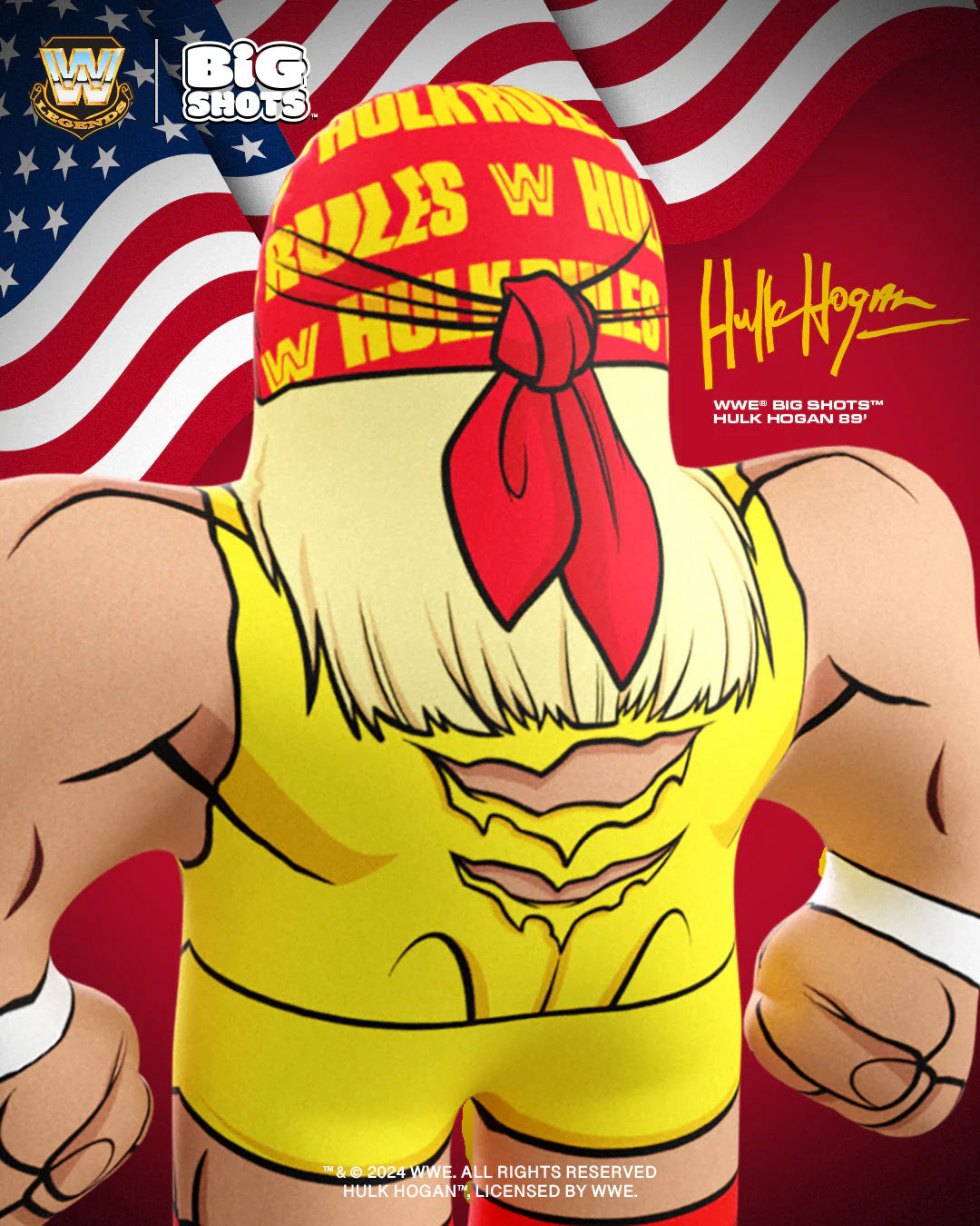 WWE Big Shots Hulk Hogan [1989 Edition] 2024 PWcatalog