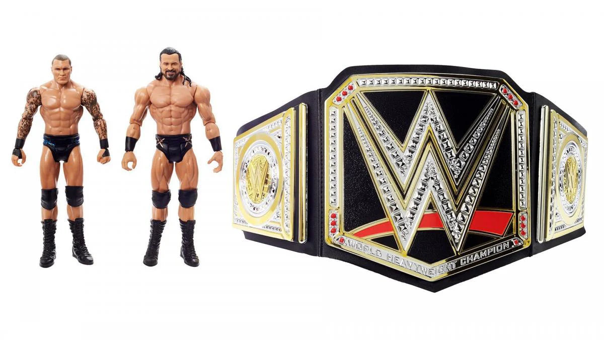 WWE Mattel Championship Combo Packs WWE Championship Belt [With Drew McIntyre & Randy Orton] Action & Toy Figures PWcatalog