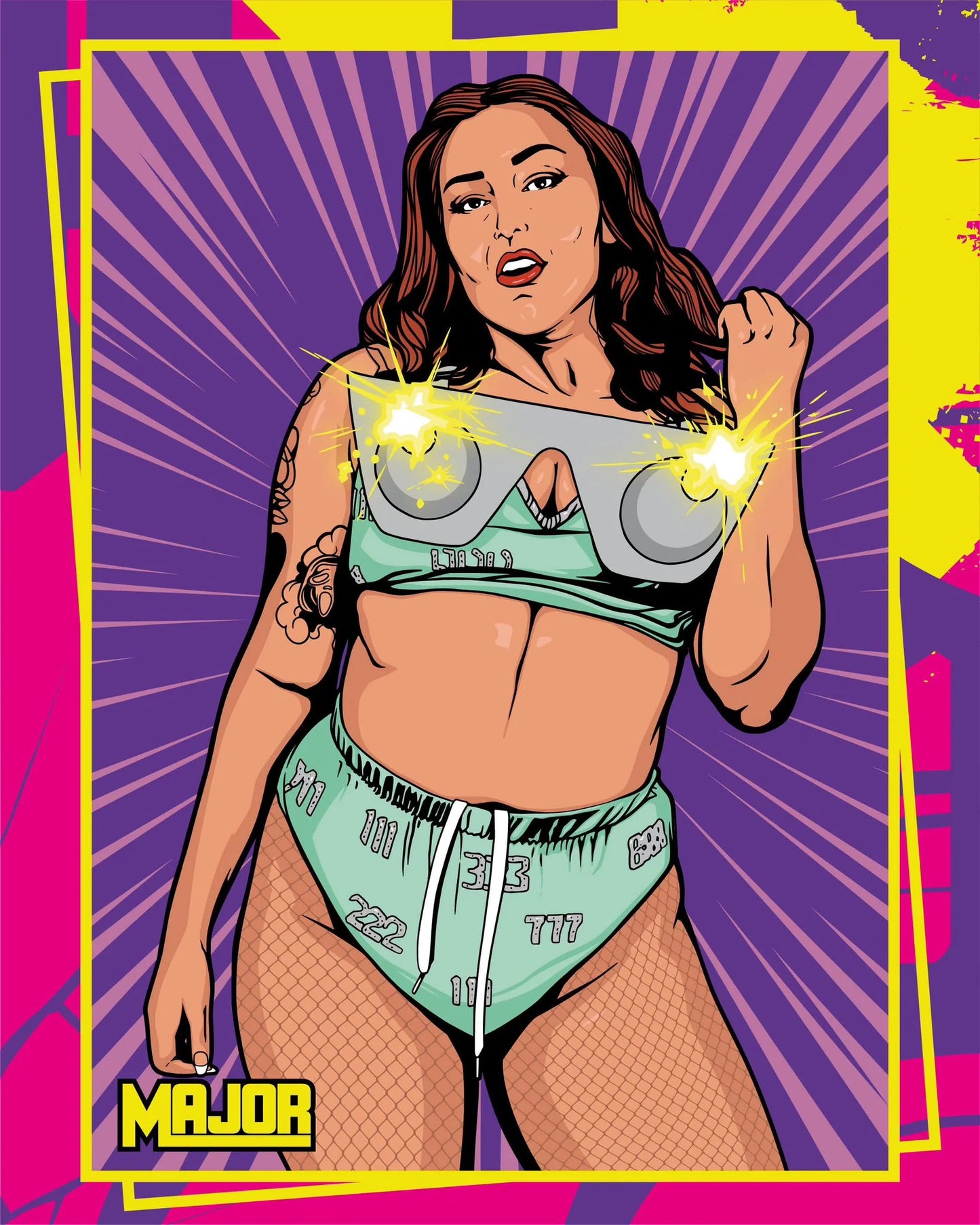 Major Wrestling Figure Podcast Major Bendies Limited Edition Allie Katch Action & Toy Figures PWcatalog