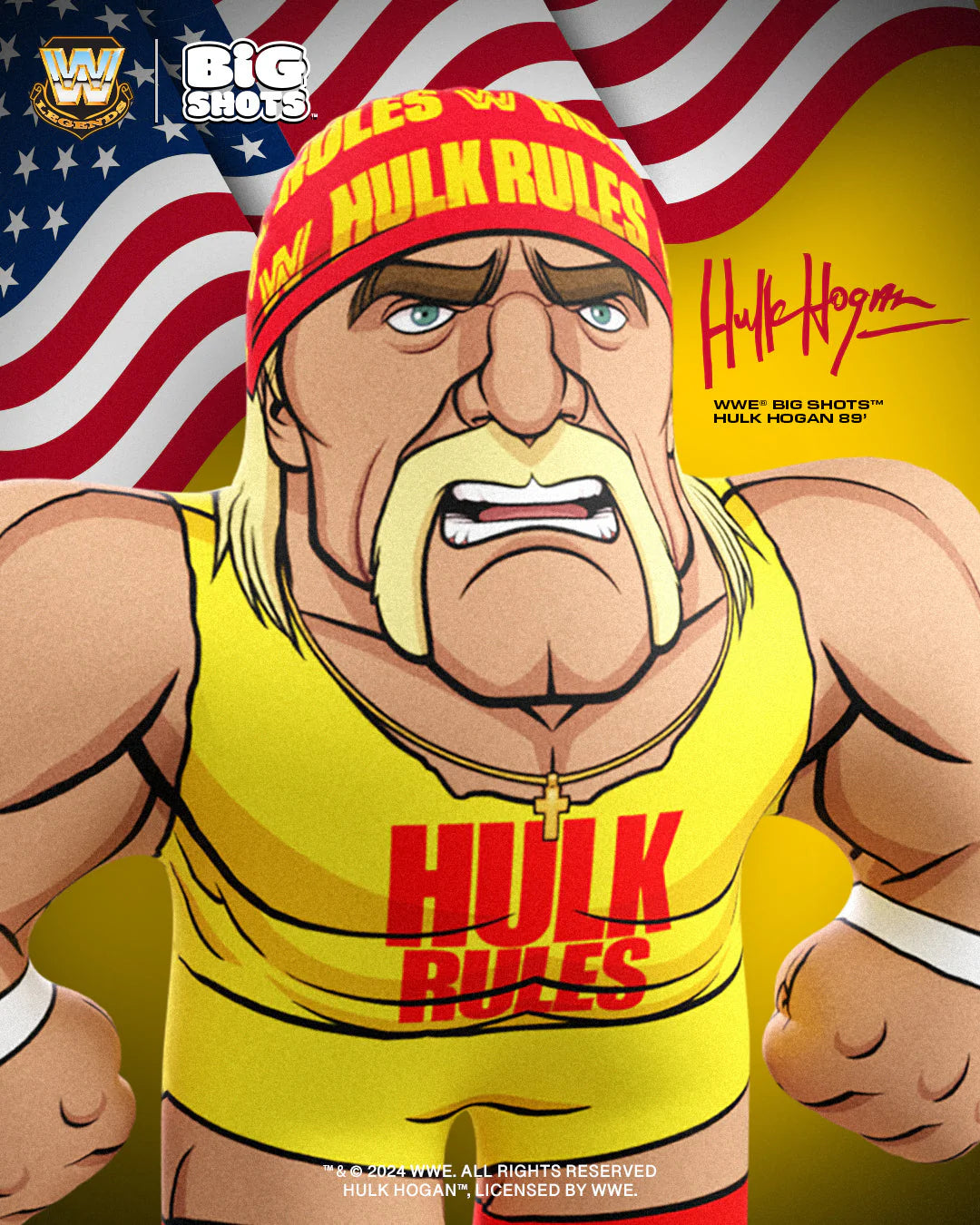 WWE Big Shots Hulk Hogan [1989 Edition] 2024 PWcatalog