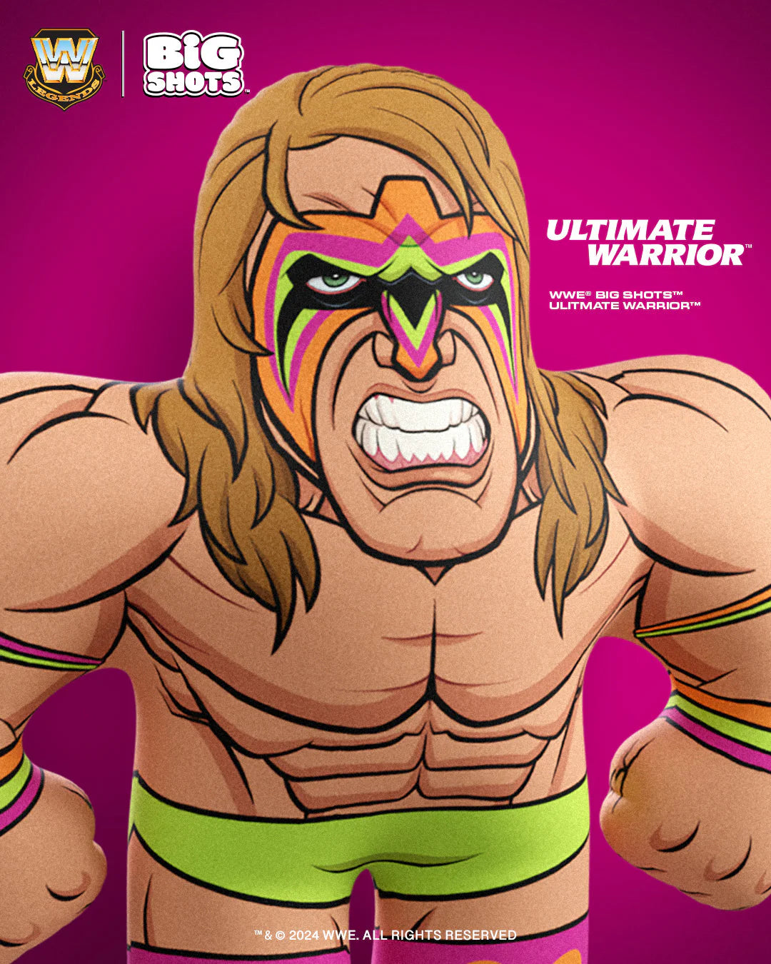 WWE Big Shots Ultimate Warrior 2024 PWcatalog