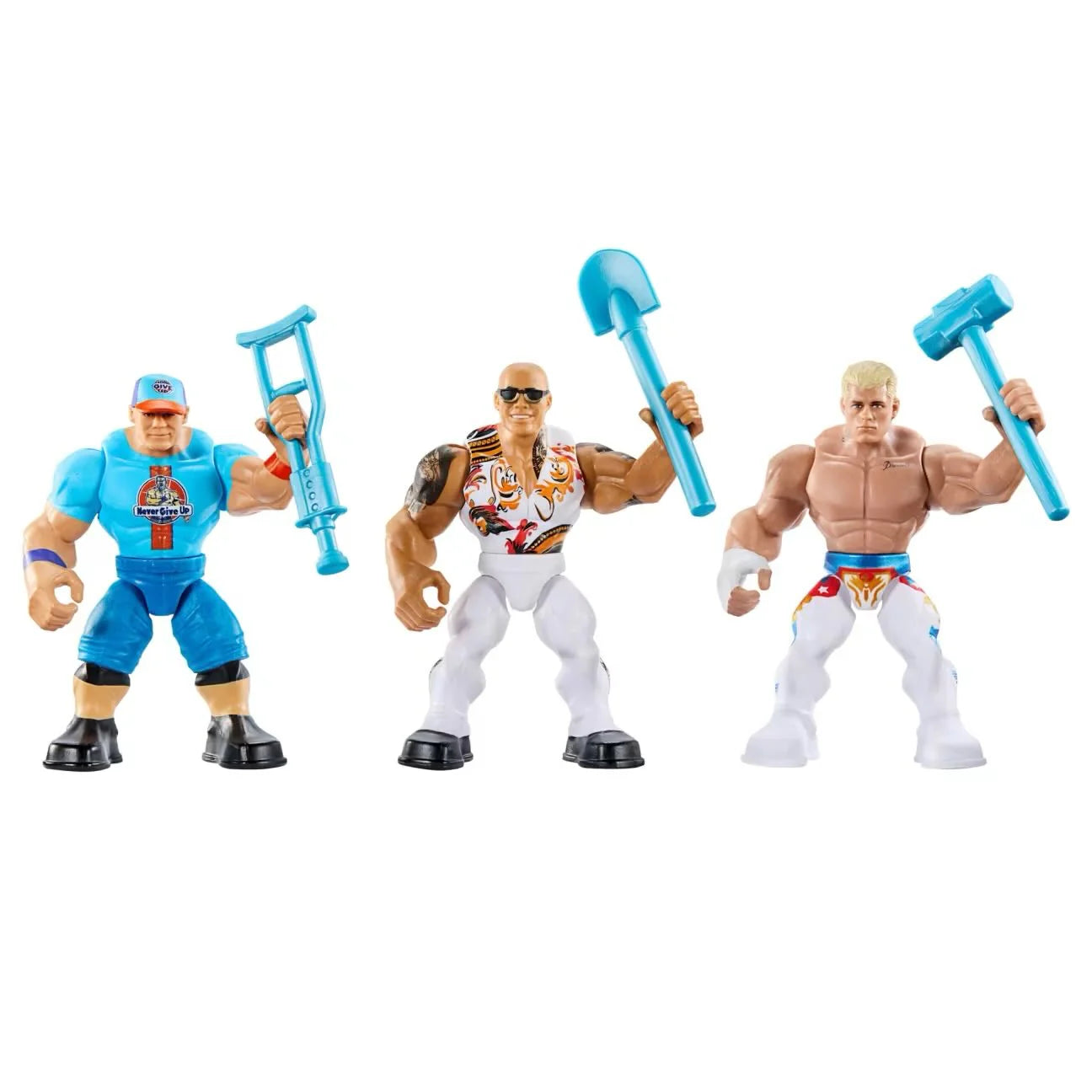 WWE Mattel Knuckle Crunchers WrestleMania 3-Pack Action & Toy Figures PWcatalog