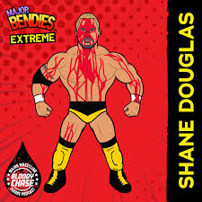 Major Wrestling Figure Podcast Major Bendies Extreme Series 2 Shane Douglas (Bloody Chase) Action & Toy Figures PWcatalog