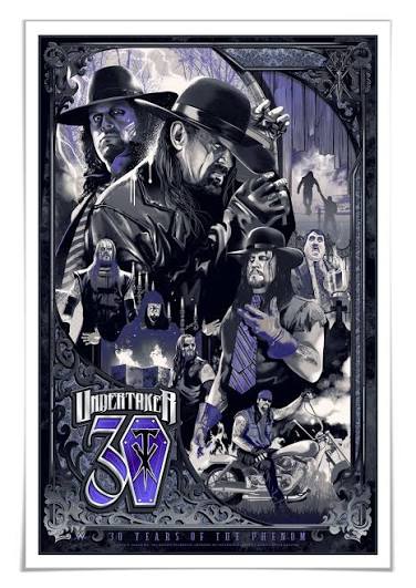 Undertaker "30 Years of The Phenom" 24x36 Art Print Wall art PW Catalog