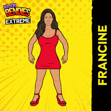 Major Wrestling Figure Podcast Major Bendies Extreme Series 2 Francine Action & Toy Figures PWcatalog