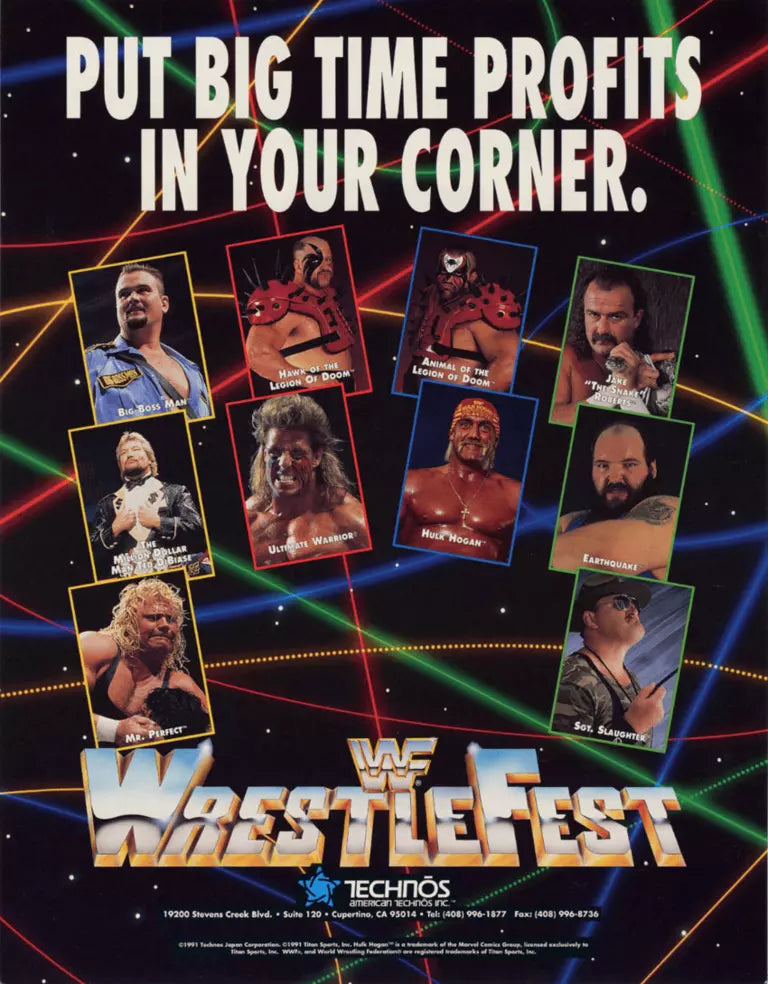 WWF WrestleFest [Arcade] PWcatalog