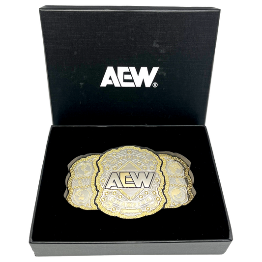 AEW World Heavyweight Championship Belt Buckle Belt Buckles PW Catalog