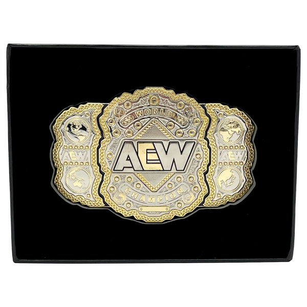 AEW World Heavyweight Championship Belt Buckle Belt Buckles PW Catalog